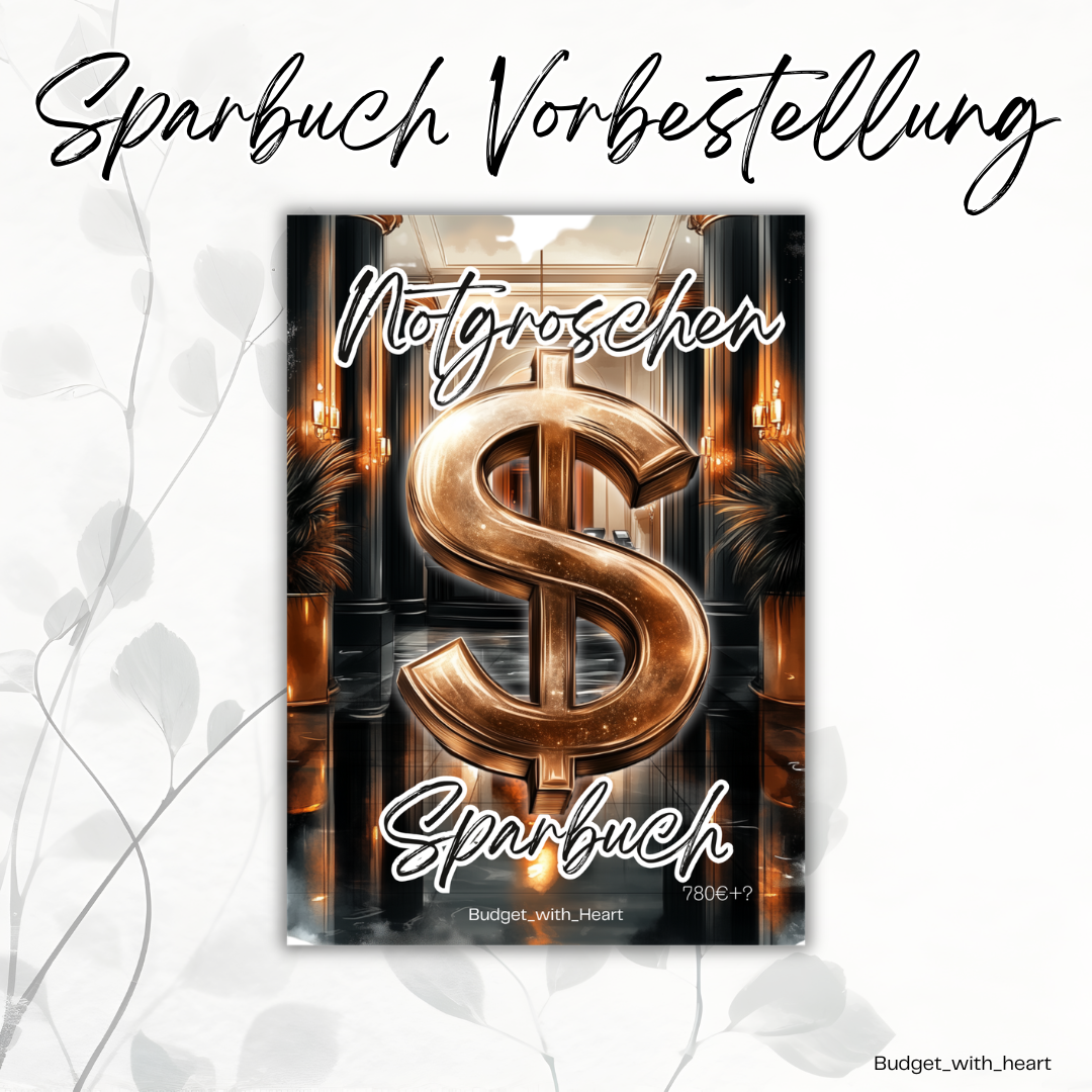 VORBESTELLUNG* Sparbücher