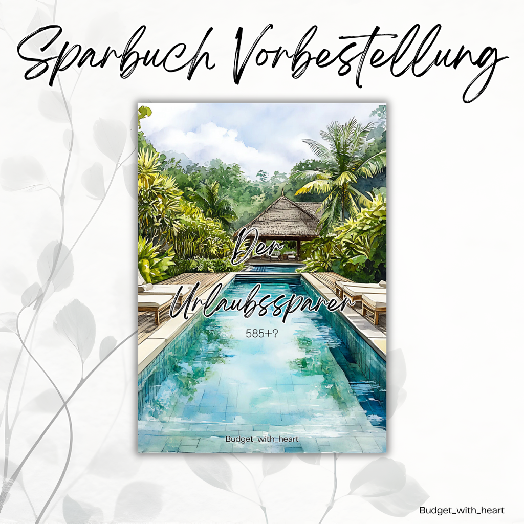 VORBESTELLUNG* Sparbücher