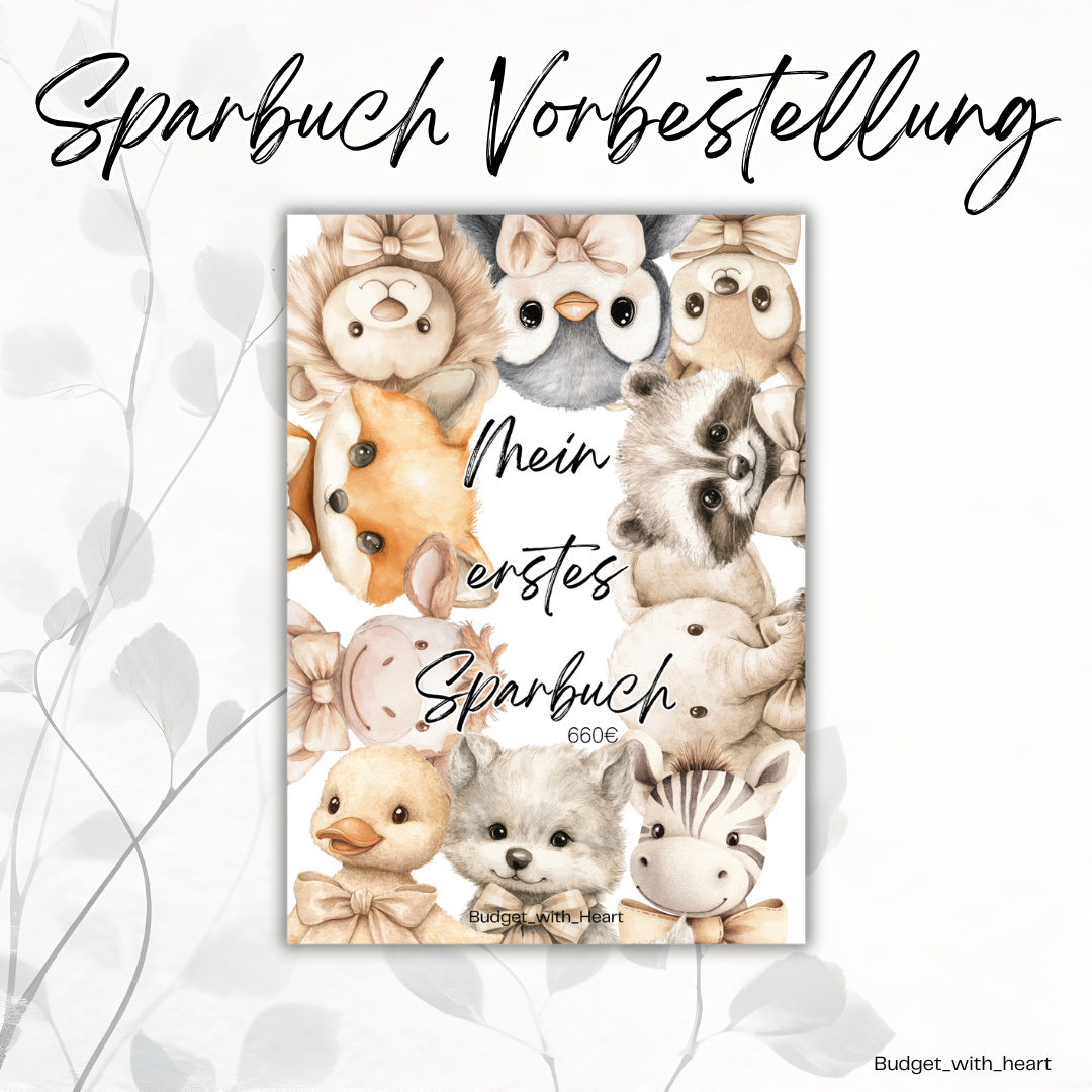 VORBESTELLUNG* Sparbücher