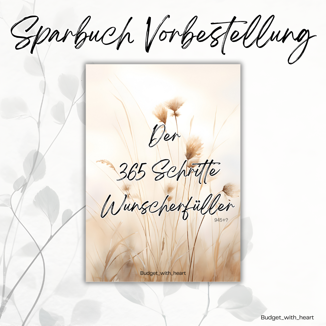 VORBESTELLUNG* Sparbücher