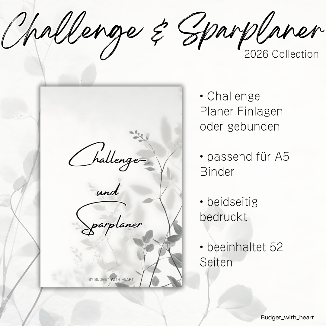 B WARE Challenge- und Sparplaner 2026 Collection