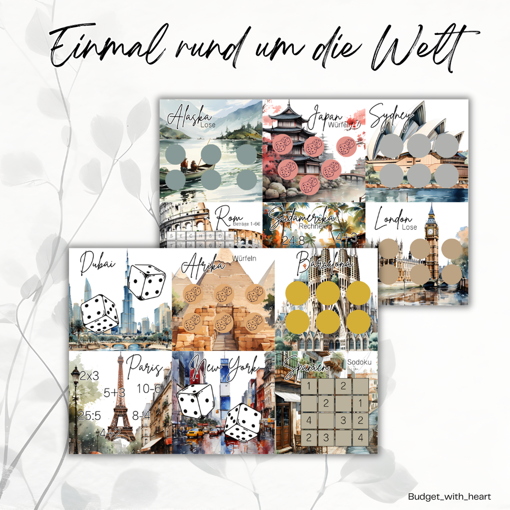 Einmal Rund um die Welt Sparspiel