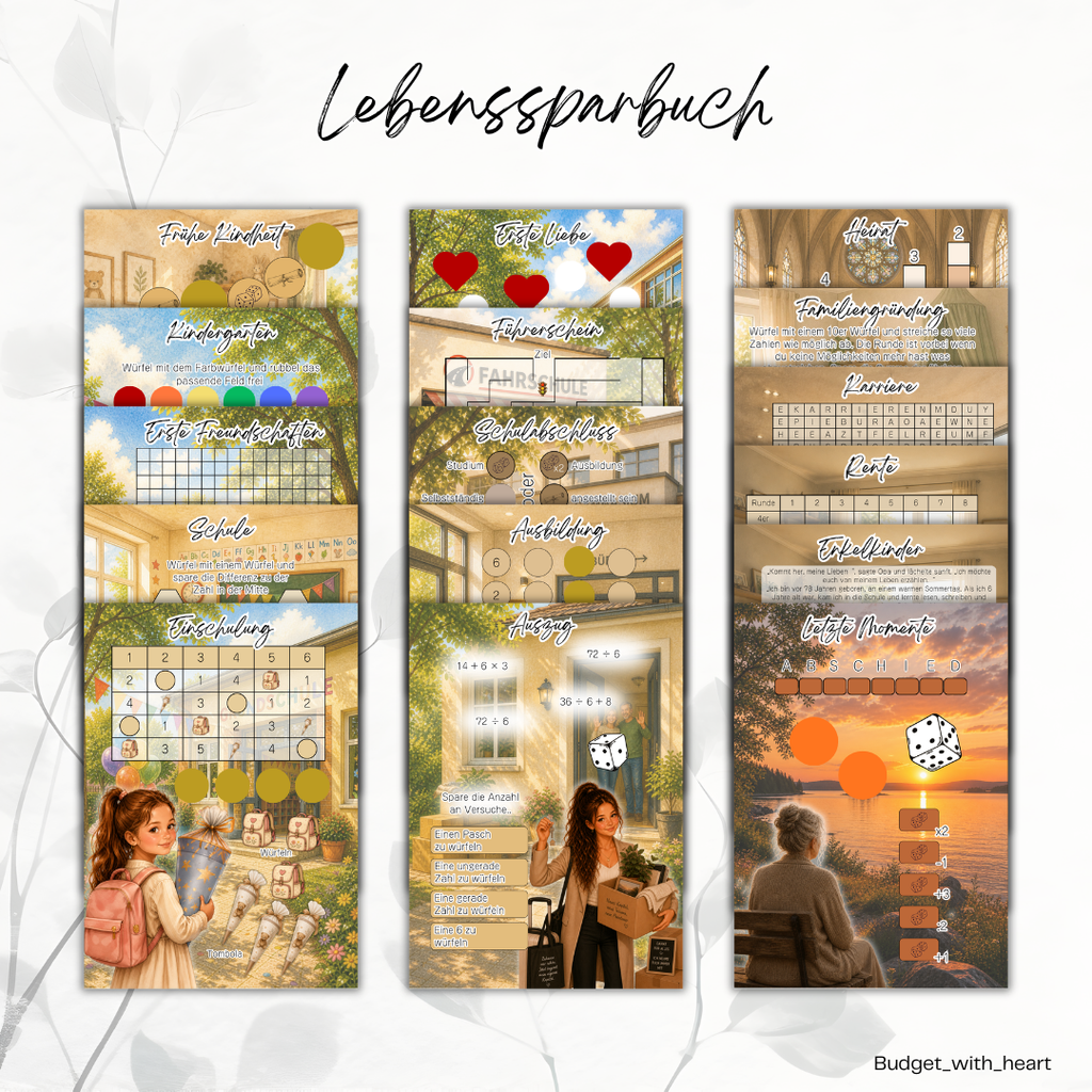 Das Lebenssparbuch - Weibliche Edition