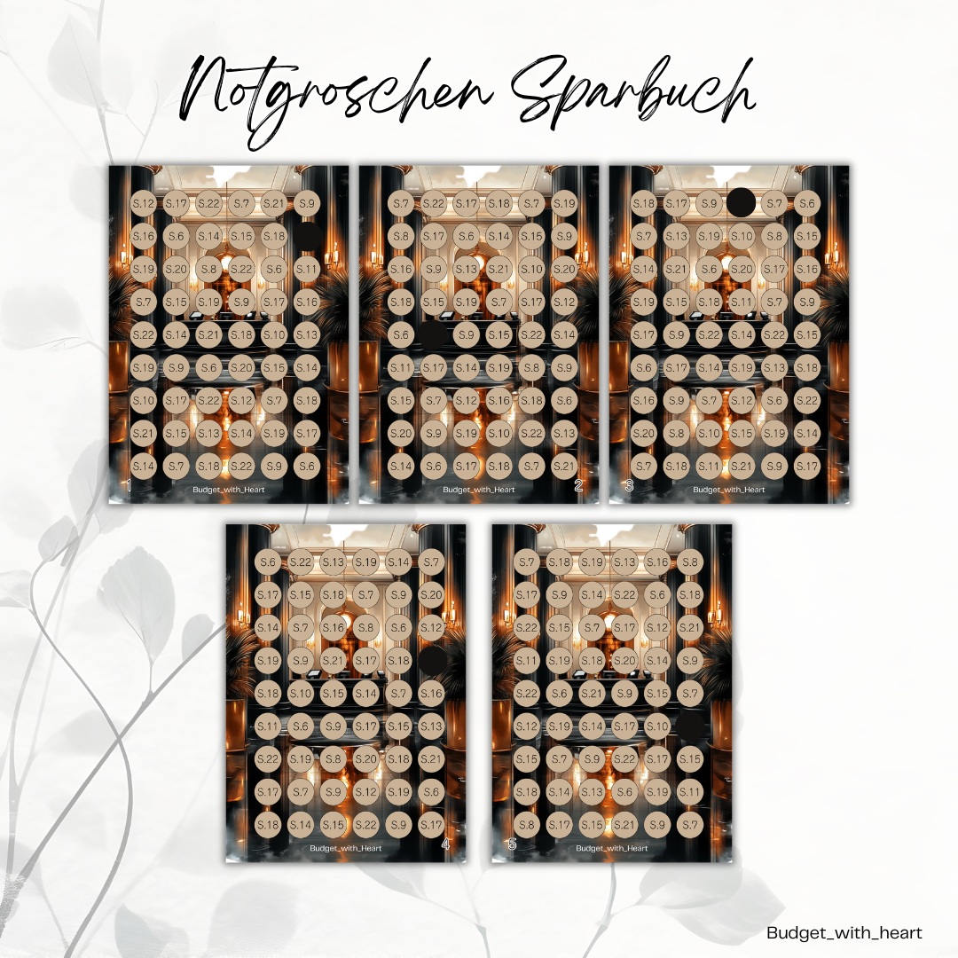 *B-Ware Notgroschen Sparbuch