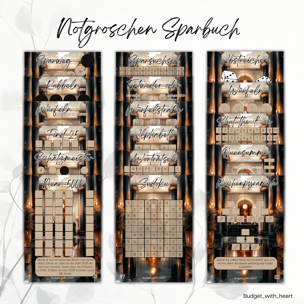 *B-Ware Notgroschen Sparbuch