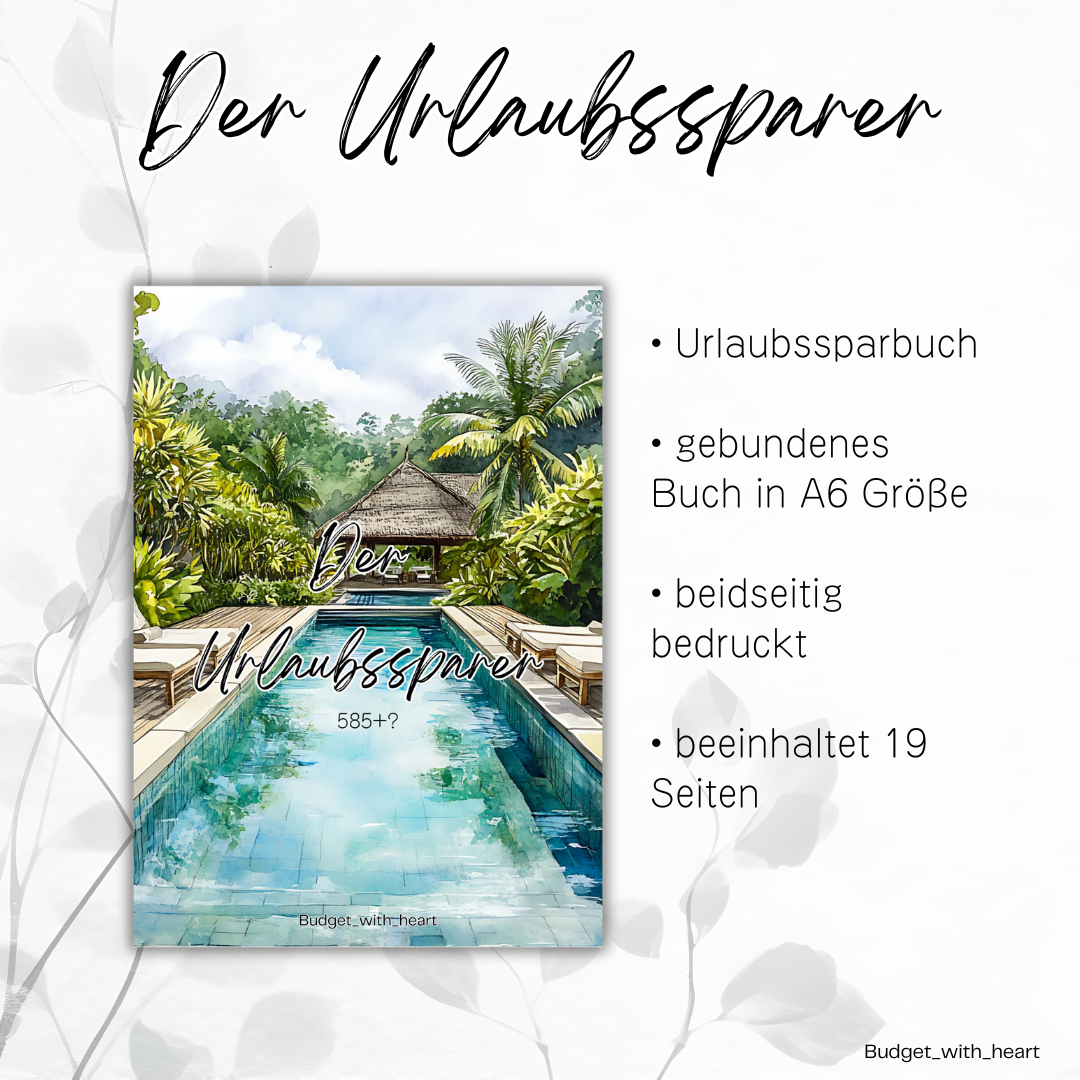 Der Urlaubssparer Sparbuch
