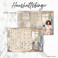 Haushalts- Bingo Spar Edition, Budgeting Bingo, Umschlagmethode, passend für den A6 Binder