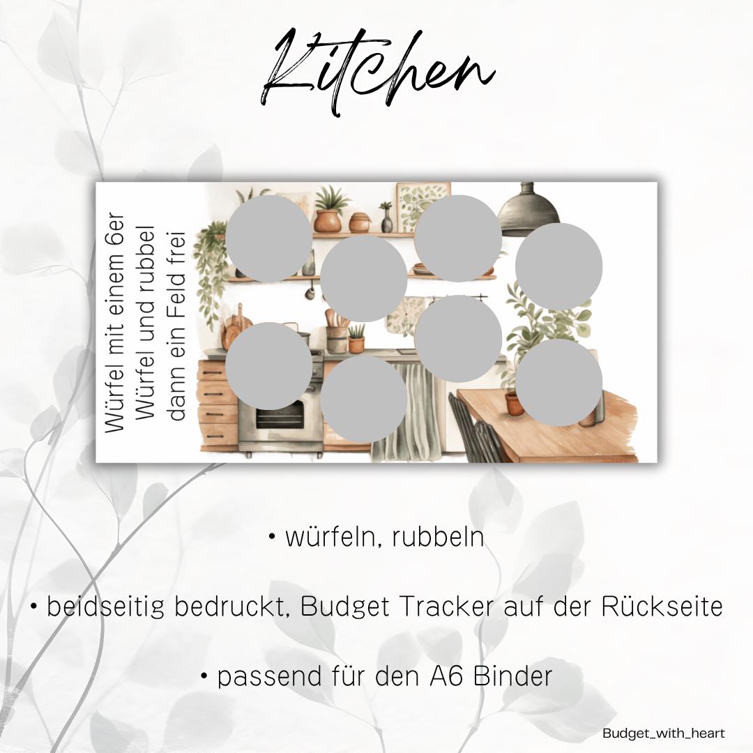 Home Sweet Home Sparchallenges, Sparbundle, Umschlagmethode, Budgeting, passend A6 Binder