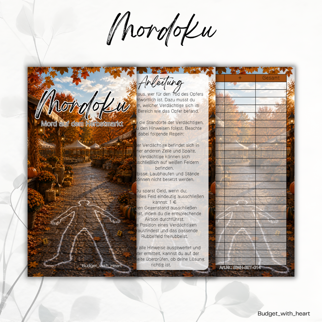 Mordoku - Mord auf dem Herbstmarkt