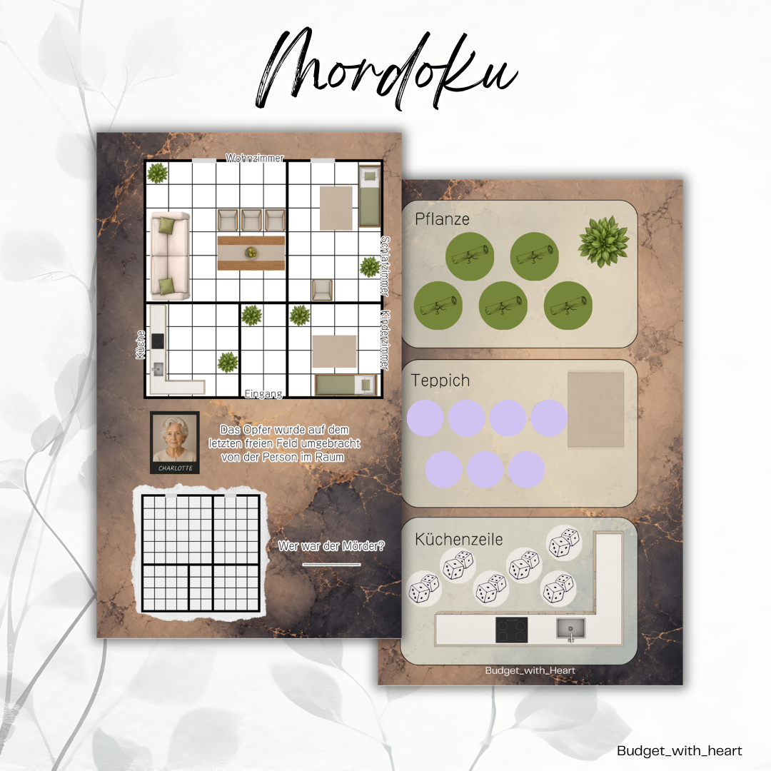 Mordoku - Finde den Mörder Sparspiel