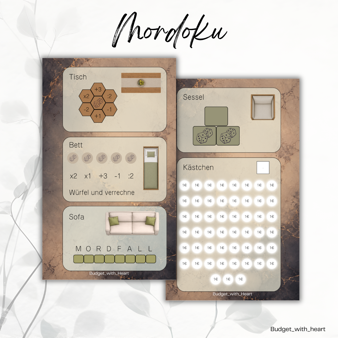 Mordoku - Finde den Mörder Sparspiel