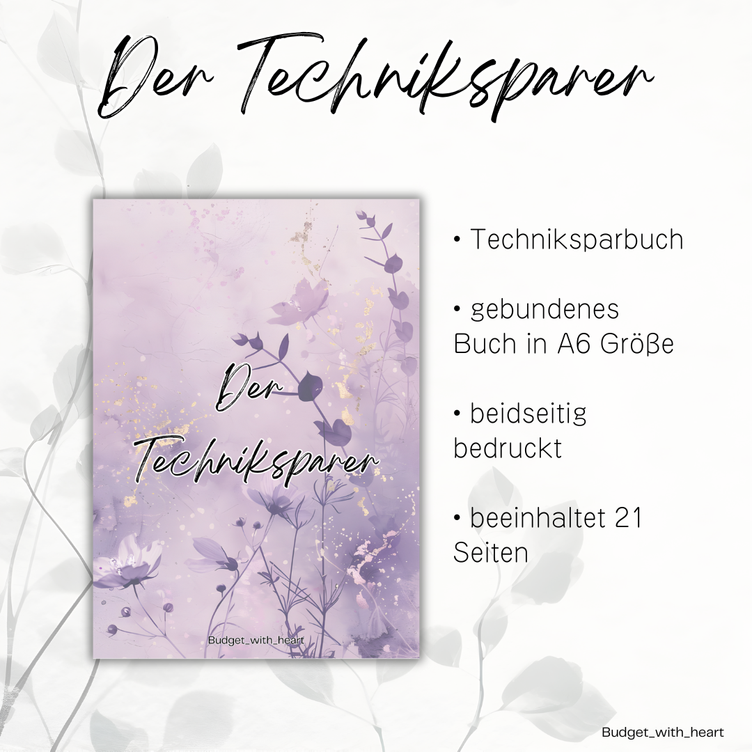 Der Techniksparer Sparbuch