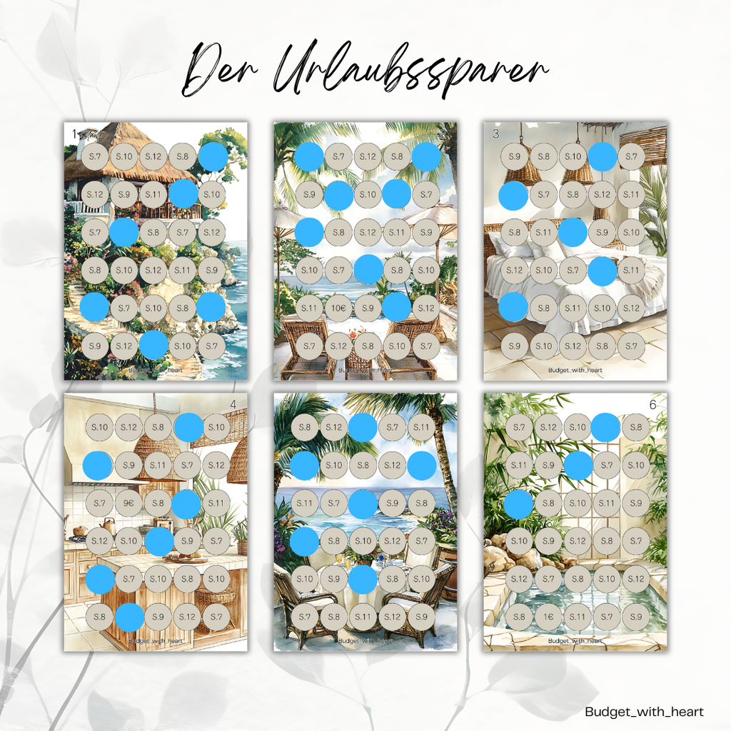 Der Urlaubssparer Sparbuch