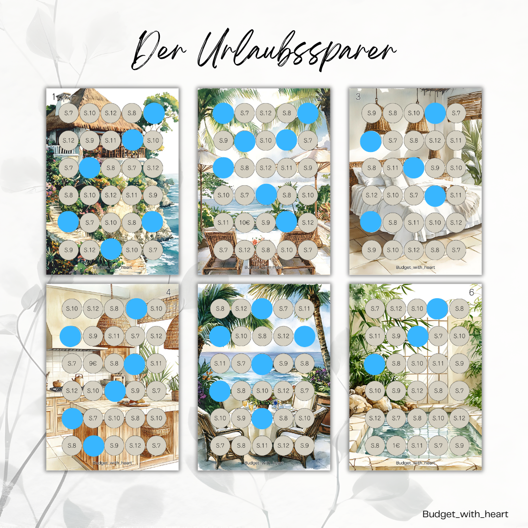 Der Urlaubssparer Sparbuch