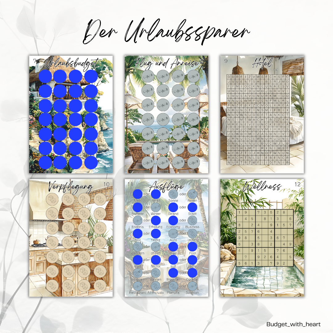 Der Urlaubssparer Sparbuch